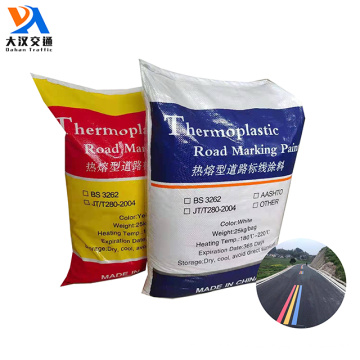 Factory Price The Road Construction Yellow And White Road Paint Thermoplastic Road Marking Paint For Sales